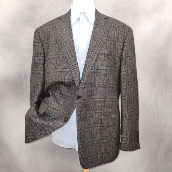 NEW Hart Schaffner Marx Chicago Fit Soft Cashmere Sport Coat Casual Blazer 48R - Picture 1 of 8